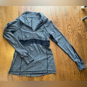 Lululemon reflective ruffle trim pullover jacket